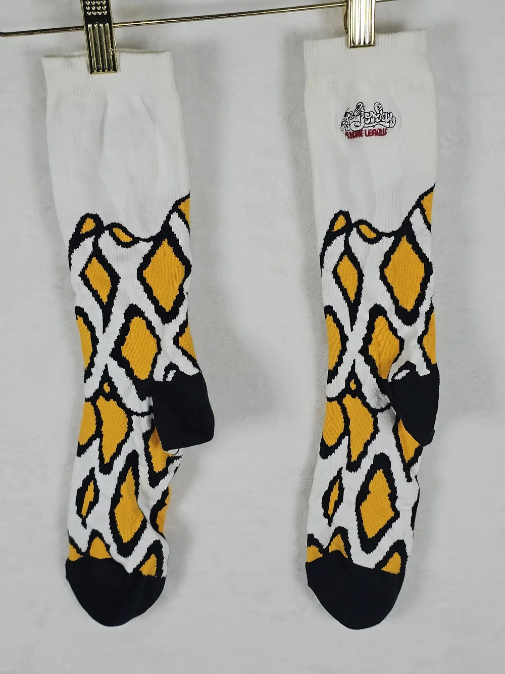 Nike Air Jordan Sundae League Ice Cream Pack Waffle Cone Crew Socks White Yellow